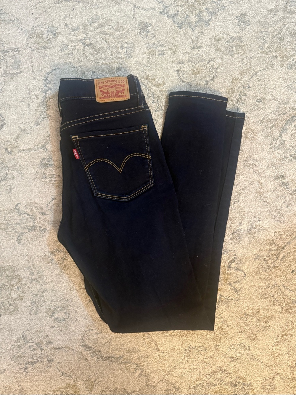 Levi's Women's Black Skinny Jeans with Signature Patch